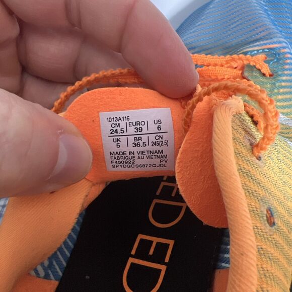 Asics Metaspeed Edge - Island Blue/Orange Pop (1013A116) - 6 Men - Picture 6 of 6